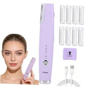 Shenzhen Qianjiang Technology Co. Ltd 607605966443 Rechargeable Sonic Smooth Dermaplane Razor For Women Face Eyebrow Lavender