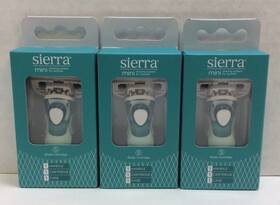 B0755 Sierra Mini Shaving System For Women Compact 5 Blade Razor Lot Of 3