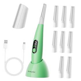 Skinharbor 635405276912 Sonic Dermaplane Razor For Women Face S Facial Exfoliation And Peach Green
