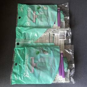 46073 Skintimate Set Of 3- Sensitive Skin Disposable Razors 12 Ct With Aloe 3 Pack New