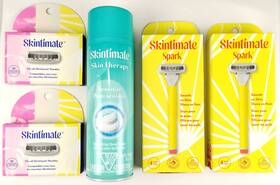 6536 Skintimate Multi Pack 2 Spark Razors Packs Razor Refills Shave Cream New