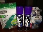 Slim Shave St2 3 Gel Edge Twin 8.4oz 2 Schick Quattro Titanium Razors 15 12