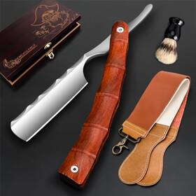 Snbnx 445028780702 Professional Straight Blade Razor Kit With Strop - Edge Barber St