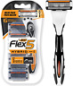 Sns-192-b07m77rb97 Bic Flex Hybrid Mens Disposable Razor Handle And Cartridges