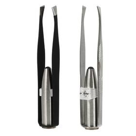 L2o1137fwm2lqjin143u Solustre Eyelash Extension Tweezers 2pcs With Light Led Pliers Tool
