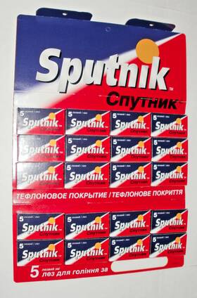 Sputnik 014260409036 100 Classic Russian Double Edge De Safety Razor Blades