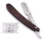 Srdw Parker Safety Razor Dark Wood Professional Stainless Steel Straight