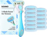 Ss00 Solimo Amazon Brand Razor For Women Piece Set 842379149696