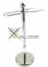 Sstd-0003 Unbranded Removable Shaving Stand Razor Brush Holder Stainless Steel Weighted Base