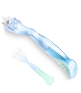 Strendier 769016851524 Replacement Razor Handle Compatible With Gillette Venus - Cyan Ergonomic Grip