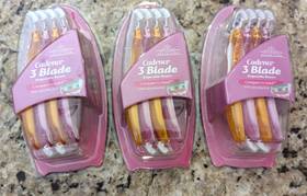 Studio Selections 024500305328 Selection 3 Blade Womens Disposable Razors 6 Pack X 18 Total