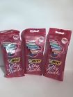Stwp101dc-ast Bic Silky Touch Womens Twin Blade Disposable Razor Lot Of
