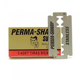 Super 794168795068 Double Edge Blades 5 Razor By Perma-sharp