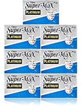 Super-max 445031569585 35 - Platinum Double Edge Razor Blades