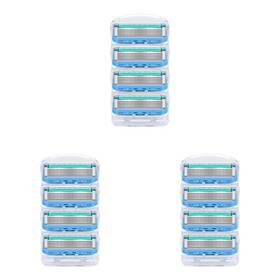 Supreme-goodsoutlet 313046647635 4-12pcs Razor Blades Replacement Refill Blade Shaver Cassette For G