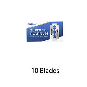 Supreme-goodsoutlet 711181718492 Stainless Steel Razor Blade Old-fashioned Manual Double-sided Hairdr