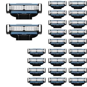 T.chilyn 313086798793 24 Pcs Razor Blade Refills For Men Compatible With Ma-ch 3 Blades Refill D