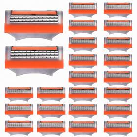 T.chilyn 757283509217 24 Pcs Razor Blade Refills For Men Compatible With Fussion 5 Blades Ref