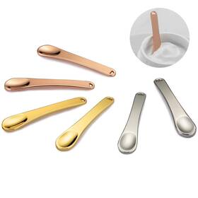 6-usa Tekson -6-usa 6 Pieces Metal Cosmetic Count Pack Of 1 Rose Gold Silver