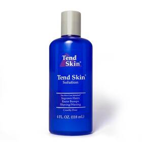 Tend Skin 607575000369 Solution For Unsightly Razor Bumps 4 Fl Oz Pack Of 1 Blue