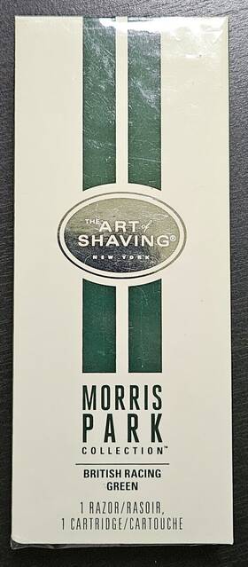 The Art Of Shaving 670535722427 Morris Park Collection British Racing Green Shaver With 1 Cartridge