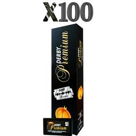 The Shave Factory 657968261471 Derby Safety Razor Blades 100 Count Pack Of 1 Black Premium