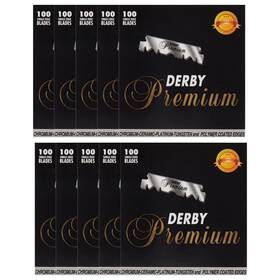 The Shave Factory 739394793693 Derby Premium Single Edge Razor Blades Ultra Sharp Chromium - Ceramic