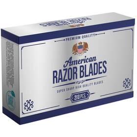 Fr-ll8t-pmbg The Shave Factory American Razor Blades By - 1 Count Pack Of 200 Silver