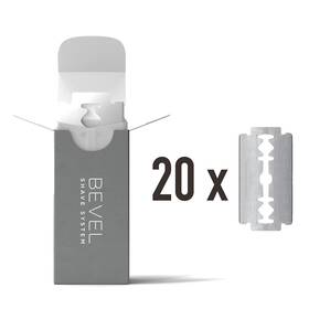 800105 The Walker Company Bevel Safety Razor Replacement Blades 20 Pack Double Edge For Men