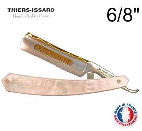 8-889-rh Thiers-issard A-sing-7/8-889-rh 188 Spartacus 6/8 Inch Straight Razor Made France Mother Of Pearl