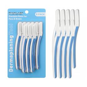 T-113 Thurlady Dermaplane Razor For Women Face 1 Count Pack Of 9 Aegean Frost