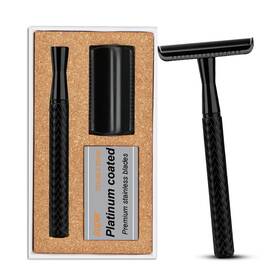 T-690-matte Thurlady Matte Black Safety Razor - 1 Count Pack Of