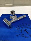 Timeless Razors Razor Polished Stainless Steel Scalloped With Stand