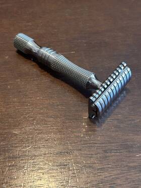Ti68 Timeless Razor Titanium Duel Head Safety In Like Near Mint Condition