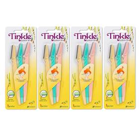 Tinkle 313056192194 Dorco Eyebrow Razors For Women Dermaplane Razor 3 Trimm