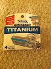 Titanium Cartridges 841058082101 4 Pack Replacement Schick Quattro Razors