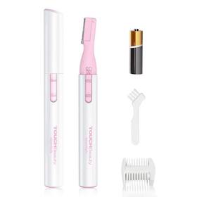 Touchbeauty 795891072419 Electric Eyebrow Trimmer For Women Portable Hair Remover Metal Cover