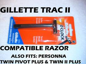 Trac Ii 410580407991 Gillette Razor Compatible
