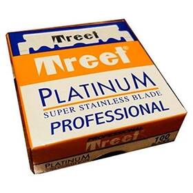 Treet 901333515373 Platinum Professional Single Edge Razor Blades 100