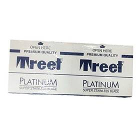 B00f7zl6zg Treet Platinum Super Stainless Double Edge Razor Blades 100