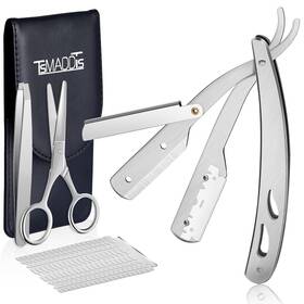 Tsmaddts 445000431486 Professional Straight Razors Edge Razor Shaving Kit For Men W