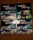 5cartridges Turbo. Gillette 4 Mach3 Lot 1 Turbo