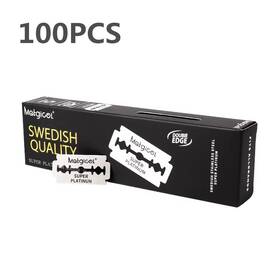 Turbo-roofinds 726084310339 100pcs Double Edge Razor Blades Mens Shaving Stainless Steel Shavi