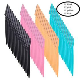 Turbo-roofinds 744759509741 100pcs Eyebrow Trimmer Blade Shaver Portable Face Razor Eye Brow Epilation Hair
