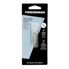 Tweezerman 038097024142 Brow Razor Replacement Blades Stainless Steel Facial Eyebrow