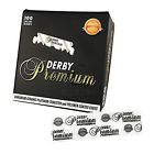 Sr-05298 Uk-ven-derby-prm-sin Derby Barber Razor Cutting Premium Single Edge Blade Count