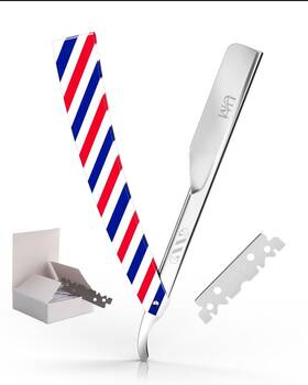 Um Supplies 715450148706 Straight Razors For Men Beard Shaving Knives Professional Barber