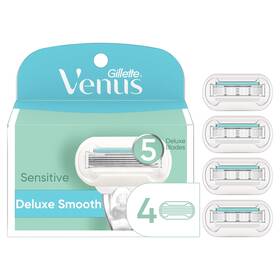 00047400503892 Un Brand Deluxe Smooth Sensitive Womens Razor Blade Refills 4 Count