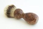 Unbranded Stabilized Maple Burl Wood Super Silvertip Badger Shaving Brush
