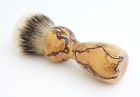 Unbranded Stabilized Spalted Maple Wood Super Silvertip Badger Shaving Brush